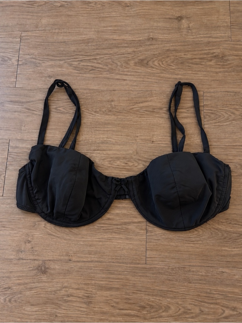 My Mum Made It Black Underwire Bikini Top